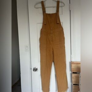 Burnt Orange Overalls